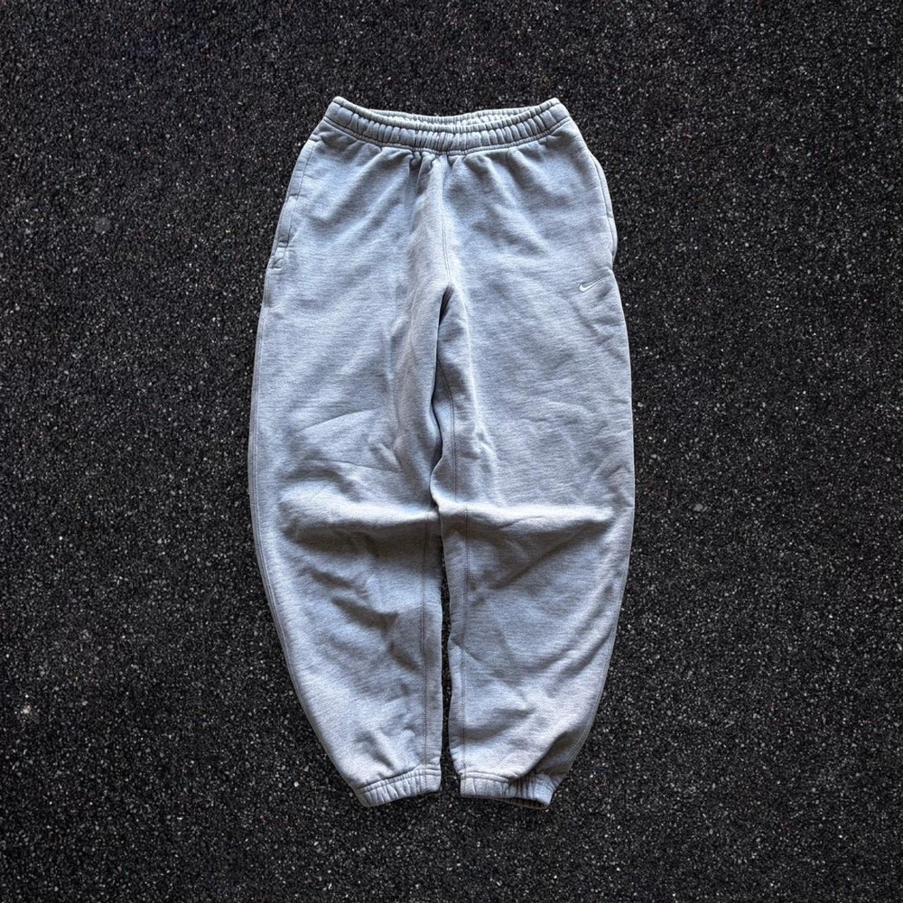 Nike Womens Heavyweight Grey Sweatpants Joggers Drawstring Streetwear